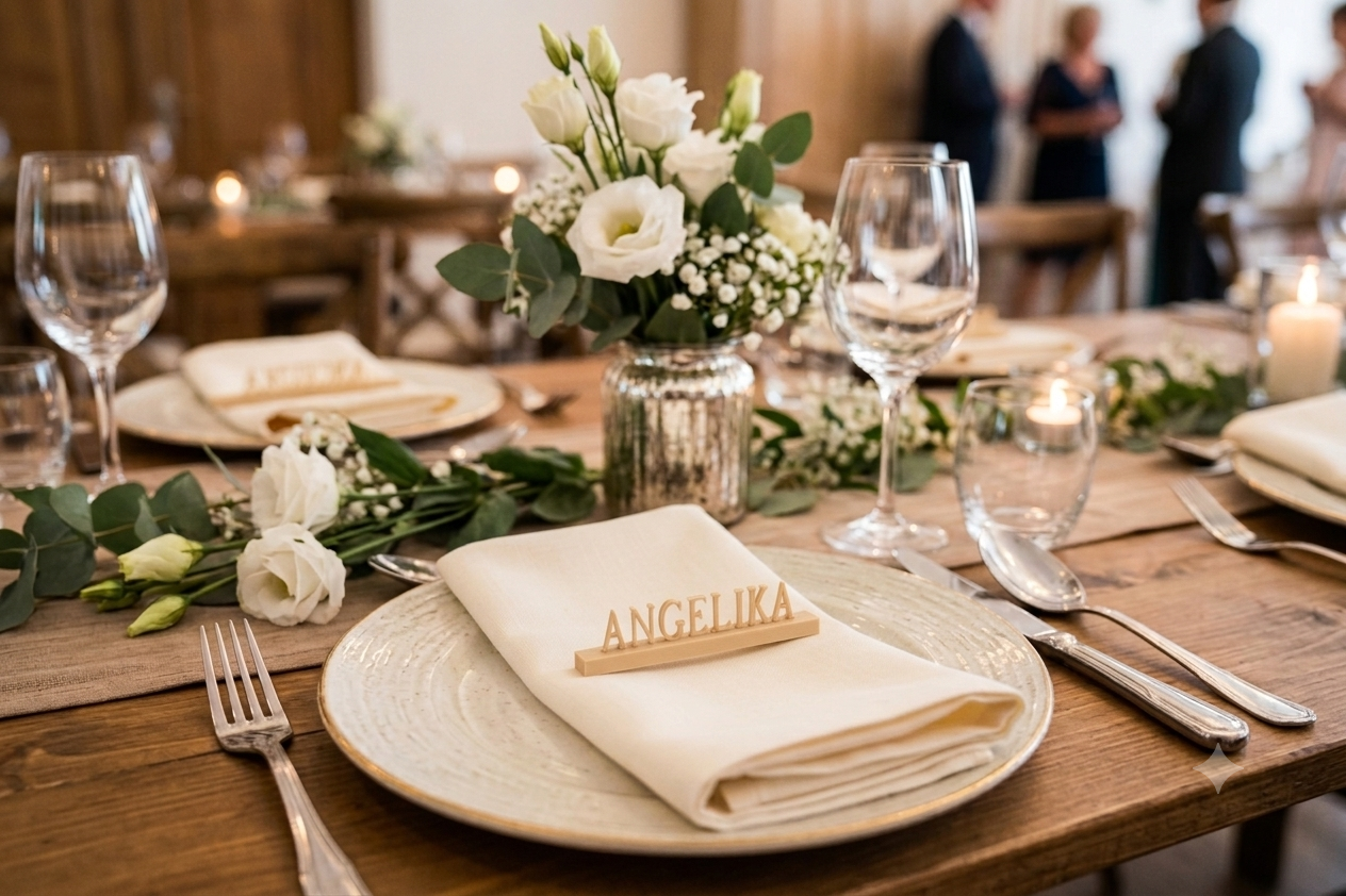 Namenskarten Hochzeit